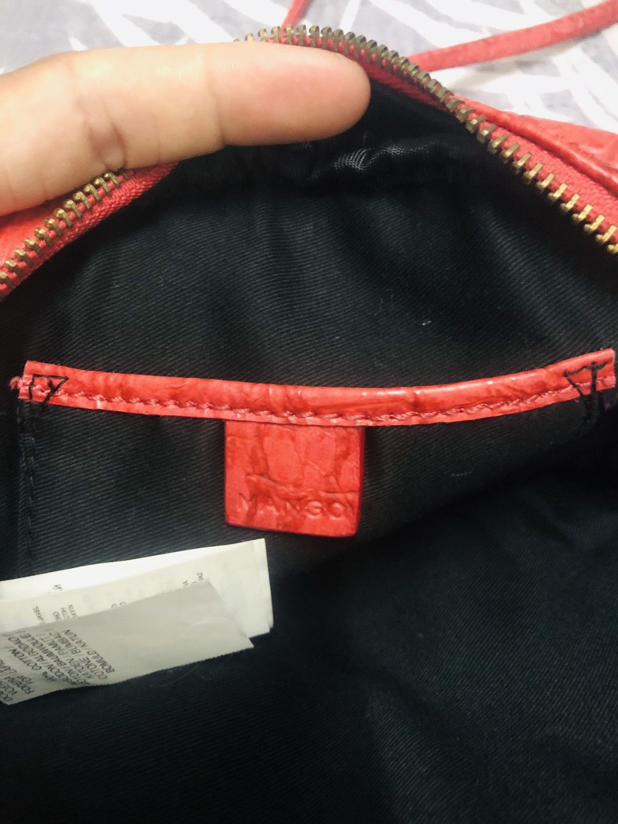Mango Mango croco patern sling / shoulder bag Size ONE SIZE - 7 Thumbnail