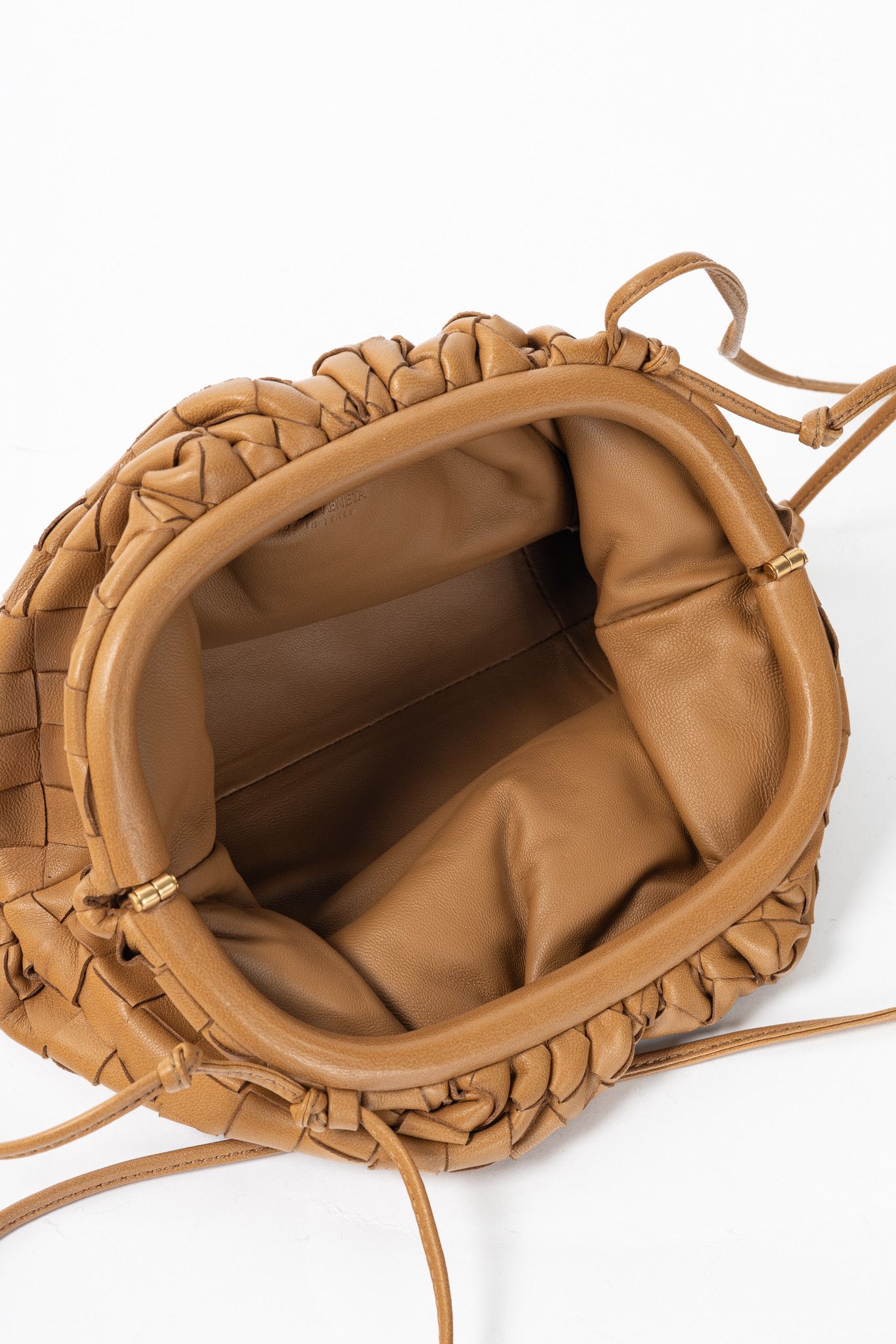Bottega Veneta Bottega Veneta The Mini Pouch Nappa Intrecciato Crossbody Size ONE SIZE - 9 Thumbnail