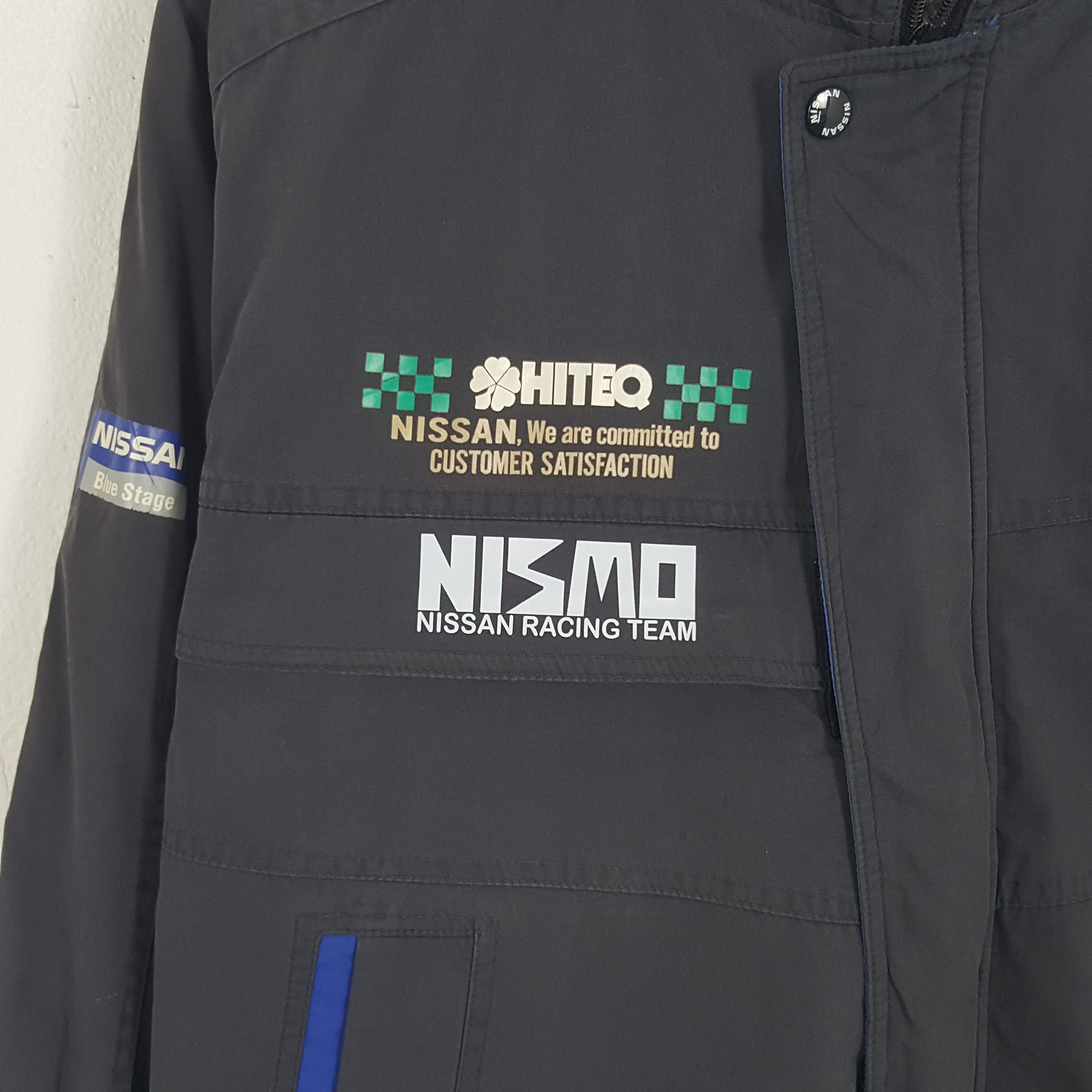 Japanese Brand × Vintage Vintage Nismo Nissan Racing Team Custom Bomber Jacket Size US L / EU 52-54 / 3 - 4 Thumbnail