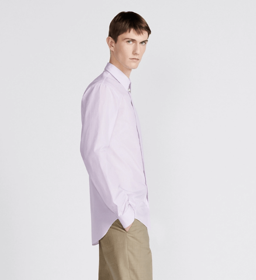 Dior o1w1db10525 483C57 Bobby Shirt in White/Pink Size US L / EU 52-54 / 3 - 5 Thumbnail