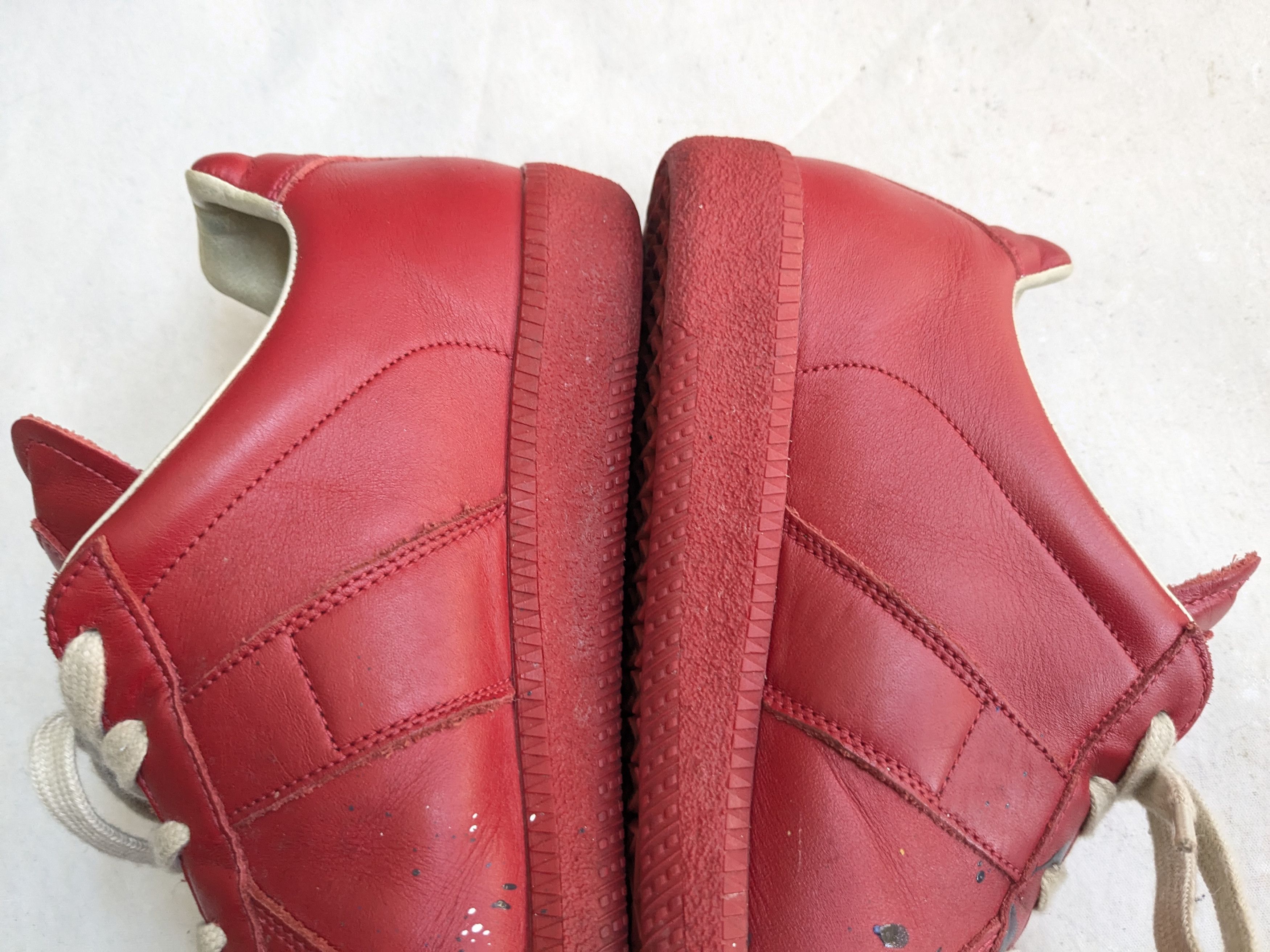 Maison Margiela Maison Margiela GAT Replica Red Paint Splatter 8 41 Size US 8 / EU 41 - 14 Thumbnail