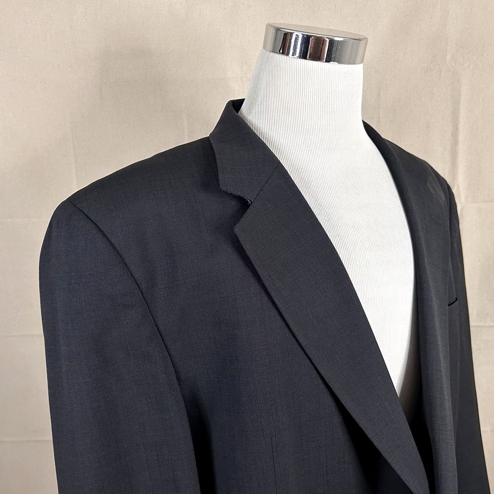 Jos. A. Bank Jos A Bank Sport Coat 52L 100% Wool Dark Gray Nailhead Two-Button Lined Vented Men Regular Jacket Smart Casual Formal Business Coat Size US XS / EU 42 / 0 - 2 Thumbnail