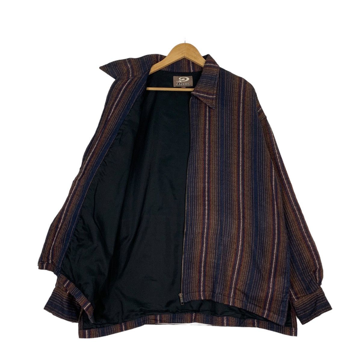 Japanese Brand PIKO Hawaiian Longboard Wear Striped Casual Jacket #1080-C49 Size US L / EU 52-54 / 3 - 9 Thumbnail