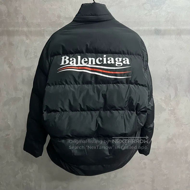 Balenciaga Balenciaga Black Letter Logo Printed Long Sleeve Jacket Size XXS / US 00 / IT 34 - 5 Thumbnail