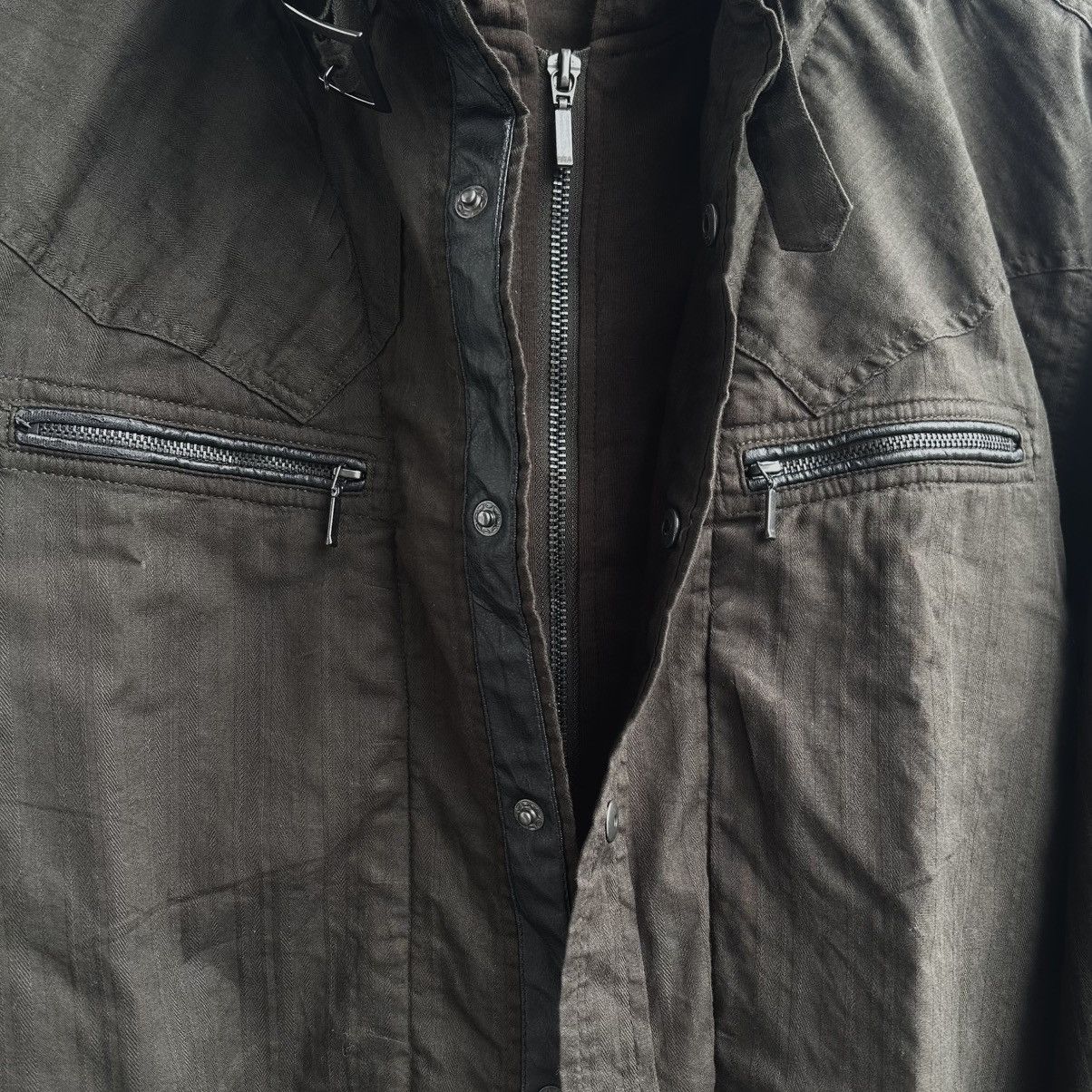 Japanese Brand Vintage y2k Bondage Style Long Slevee Shirt Size US XL / EU 56 / 4 - 12 Thumbnail