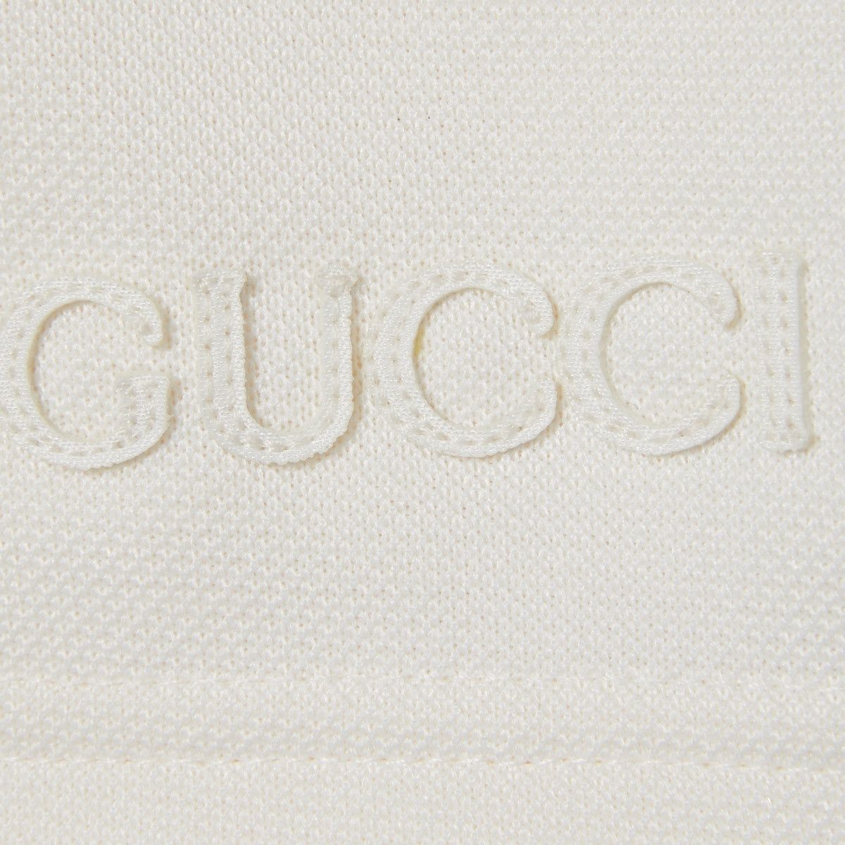 Gucci o1s1wg110925 Cotton Piquet Shorts With Embroidery in White Size US 30 / EU 46 - 7 Thumbnail