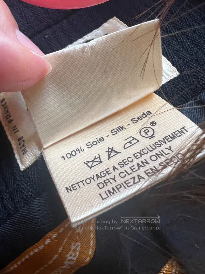 Hermes Hermes Silk Lined Wool Jacket, Black with Yellow Silk Ribb Size S / US 4 / IT 40 - 5 Thumbnail