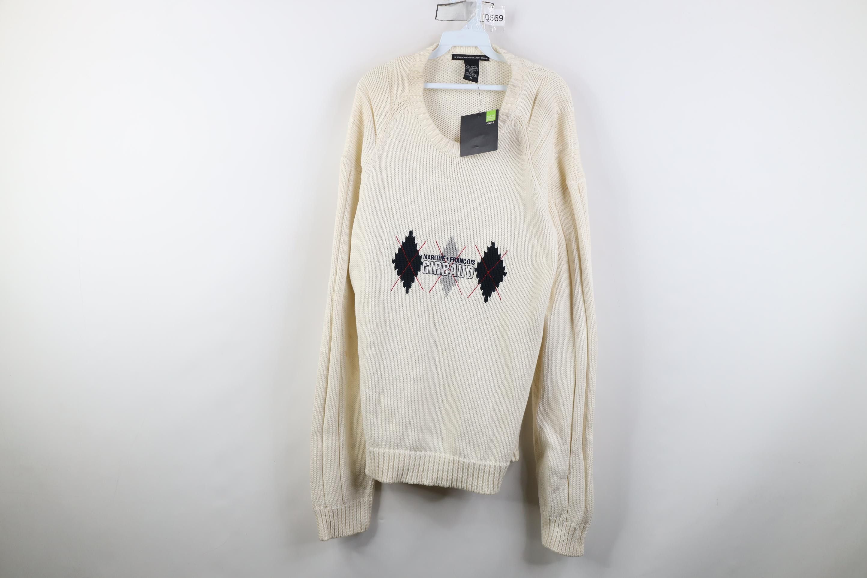 Marithe + Francois Girbaud Deadstock Vintage 90s Marithe Francois Girbaud Sweater Size US XL / EU 56 / 4 - 1 Thumbnail