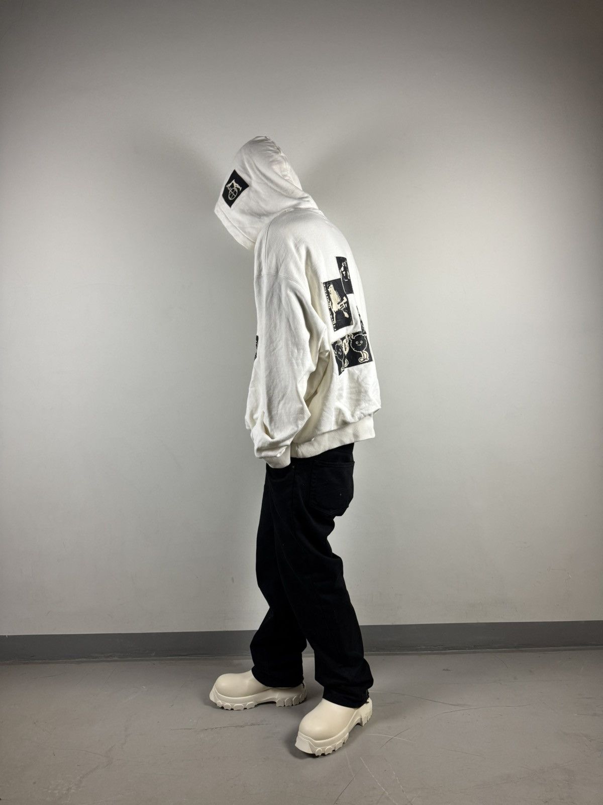 Rick Owens Ss24 Rick Owens Beatle Bozo Tractor Boots(Milk/43) Size US 10 / EU 43 - 17 Thumbnail