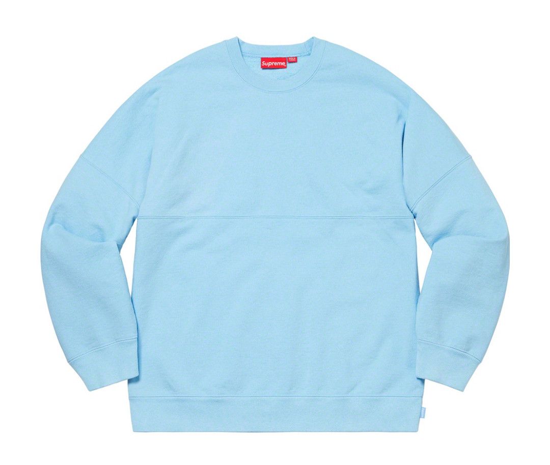 Supreme Brand New! Supreme S/S 20 Stars Crewneck (Ice Blue) Large 