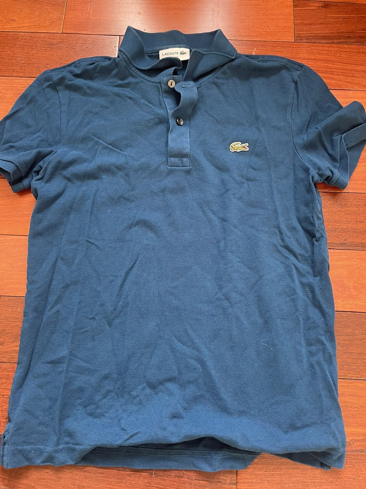 Lacoste Blue Lacoste Polo Size US M / EU 48-50 / 2 - 1 Thumbnail