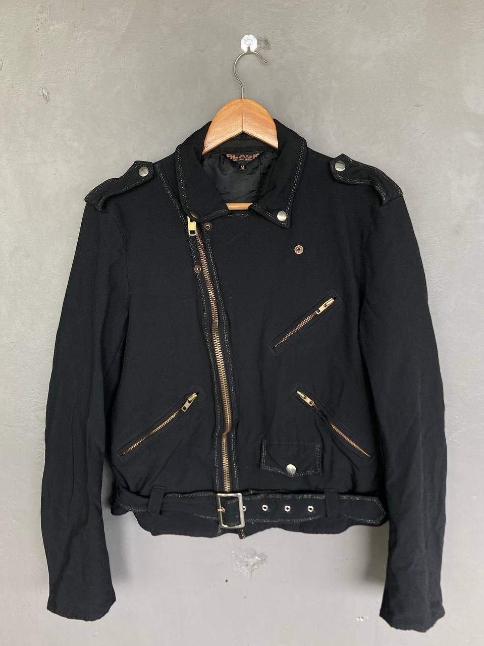 Comme des Garcons Black Lightweight Motorcycle jacket Size US M / EU 48-50 / 2 - 1 Thumbnail