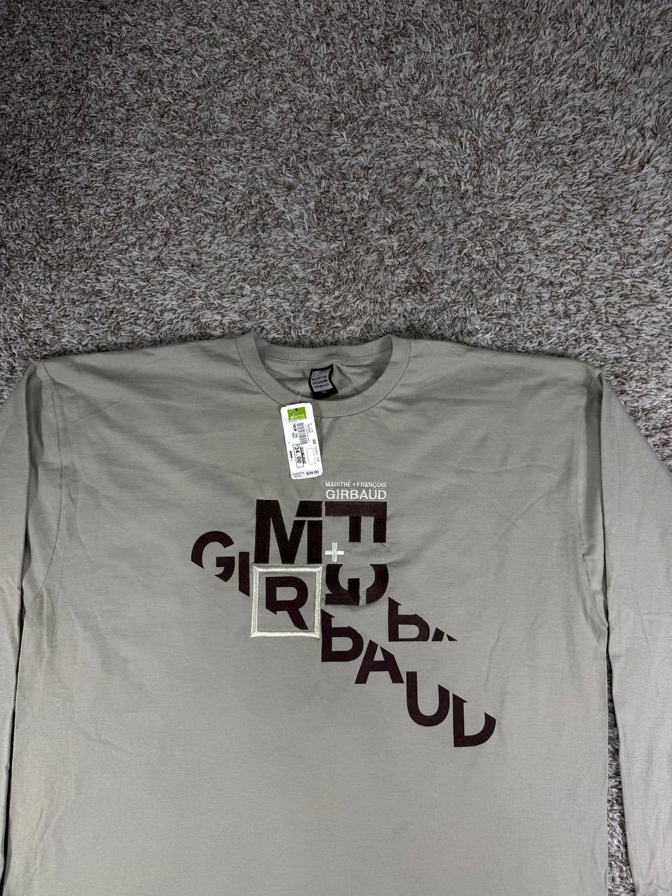 Marithe + Francois Girbaud Y2K Marithé François Girbaud Print Logo Long Sleeve Hip Hop Size US XXL / EU 58 / 5 - 2 Thumbnail