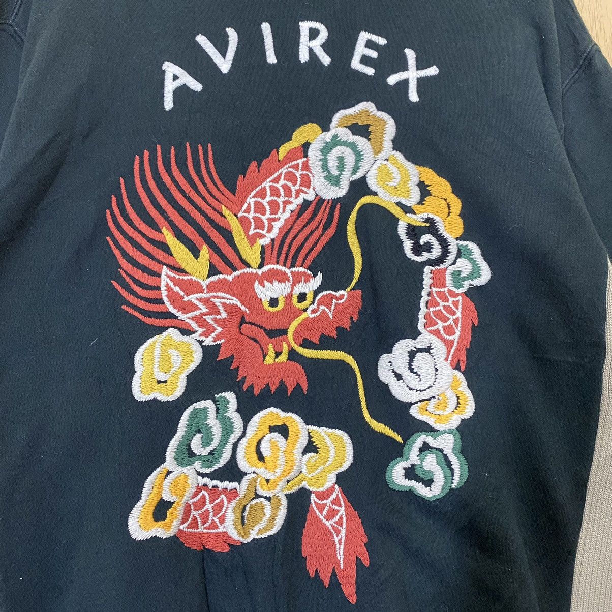 Avirex × Vintage Vintage 90s Avirex Dragon Big Logo Crewneck Sweatshirt Size US XL / EU 56 / 4 - 5 Thumbnail
