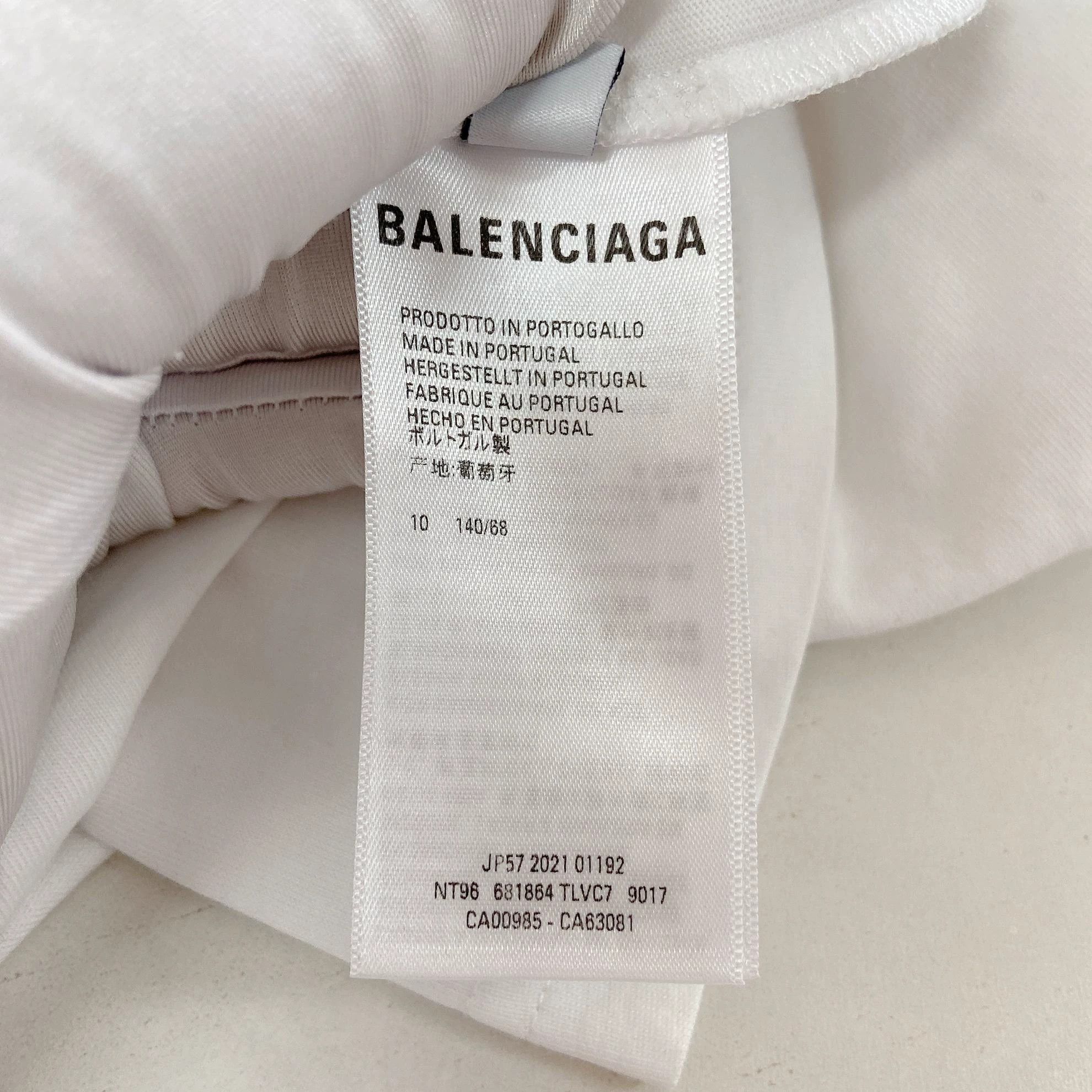 Balenciaga Balenciaga Graffiti Letter Print Tee 10Y Size XXS / US 00 / IT 34 - 7 Thumbnail