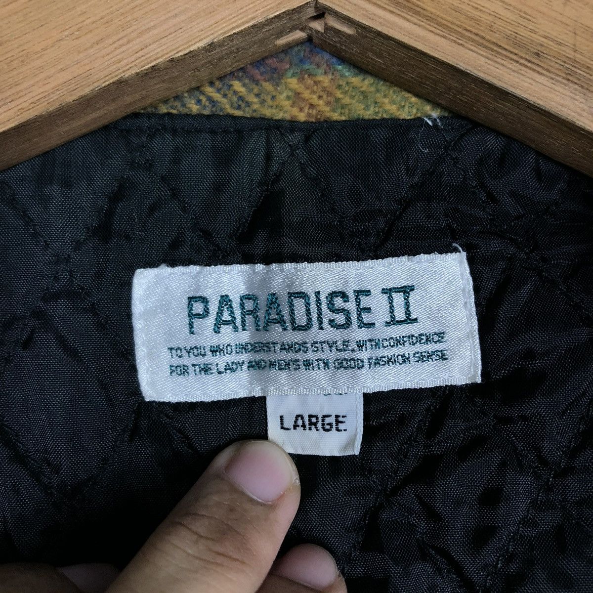 Hysteric Glamour 🔥VINTAGE WORKER JACKET BUTTON PARADISE II TARTAN DESIGN Size US L / EU 52-54 / 3 - 19 Thumbnail