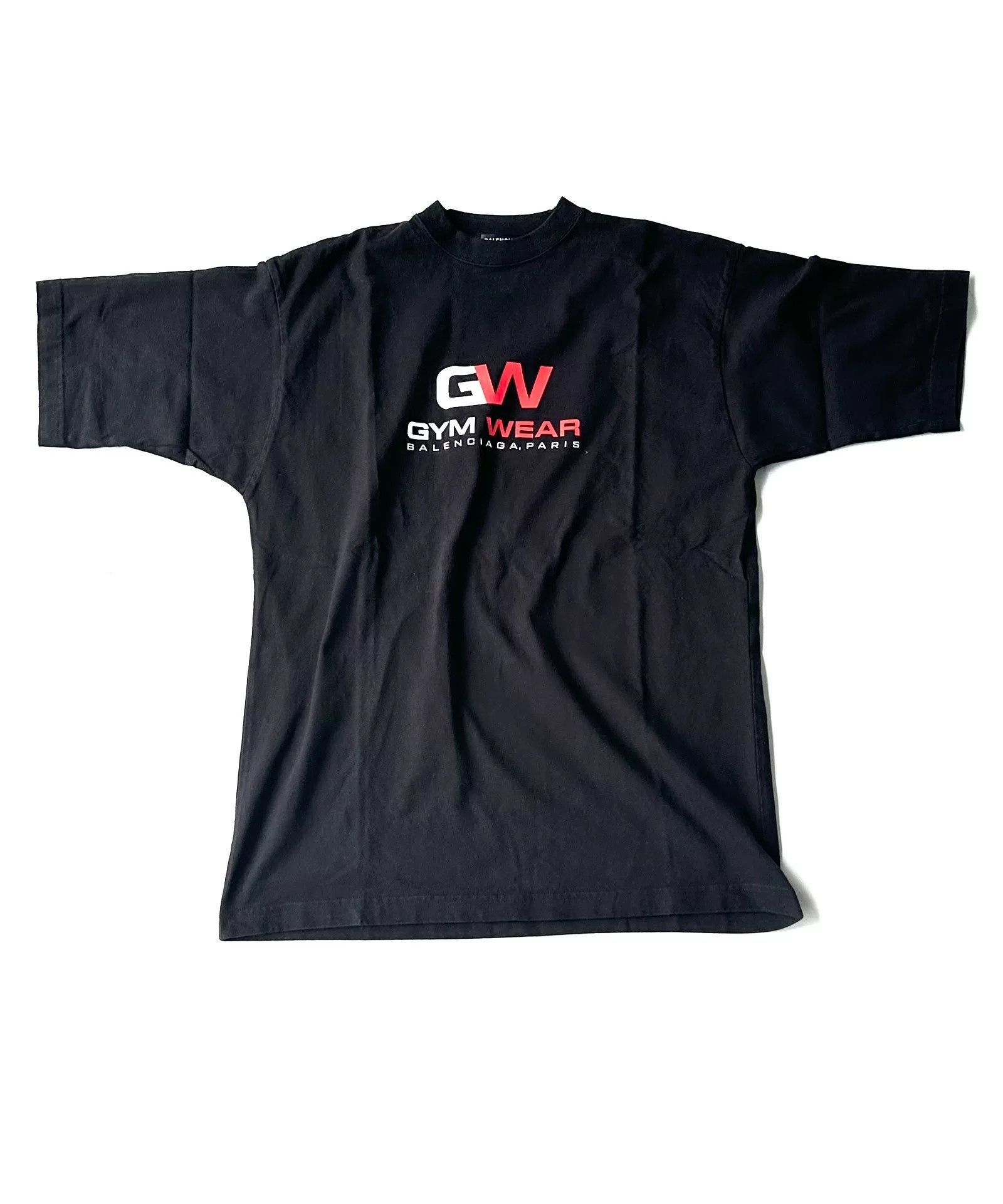 Balenciaga Balenciaga GW GYMWEAR Short-Sleeve T-Shirt Size US XXS / EU 40 - 1 Thumbnail