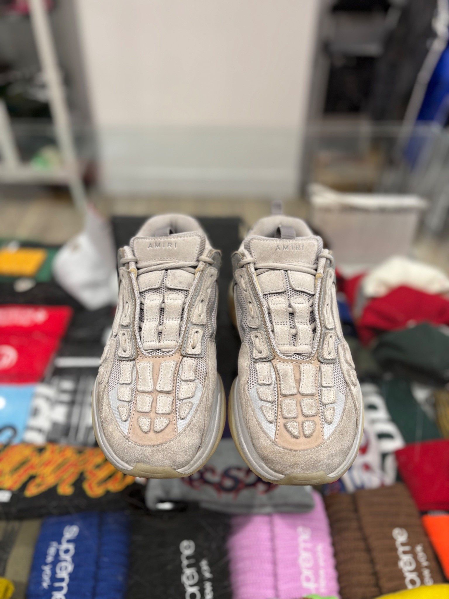 Amiri Amiri Bone Runner Grey Size US 9 / EU 42 - 3 Thumbnail