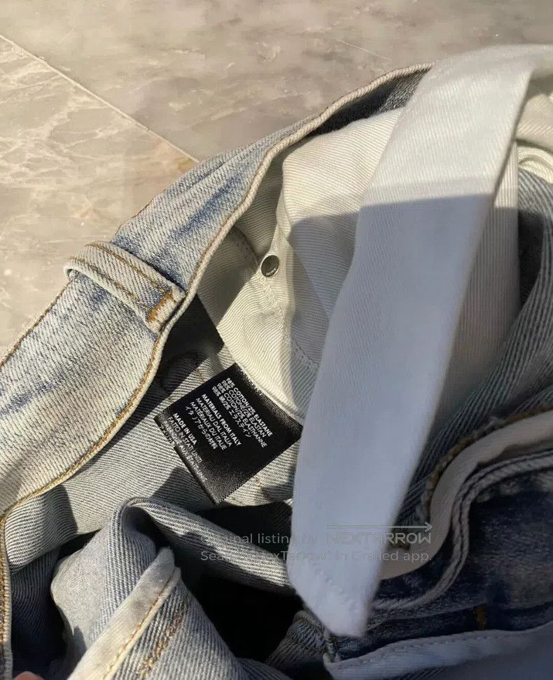 Amiri Amiri Classic Rainbow Patchwork Denim Jeans, Size 33 Size US 33 - 4 Thumbnail