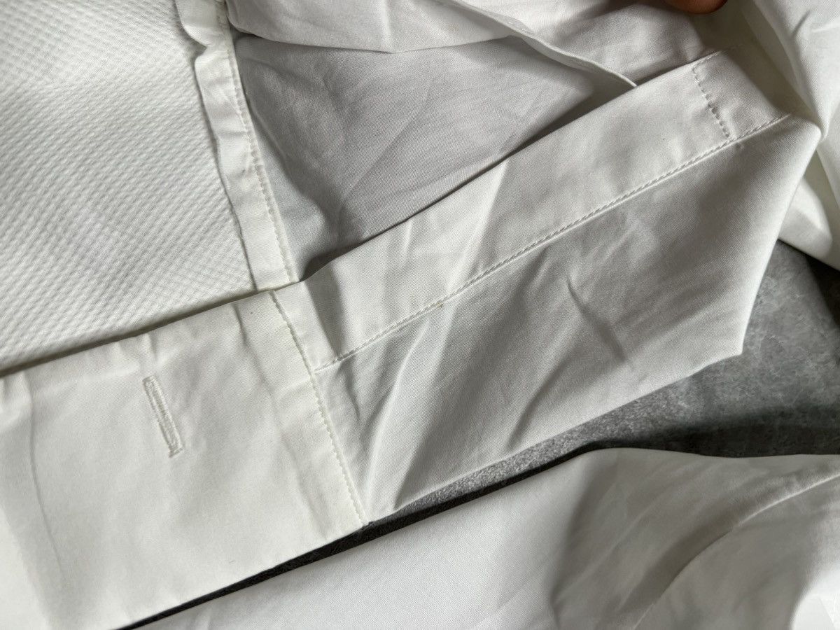 Maison Margiela Maison Margiela Line 14 Raw-Trim Cotton Poplin Tuxedo Shirt Size US M / EU 48-50 / 2 - 7 Thumbnail