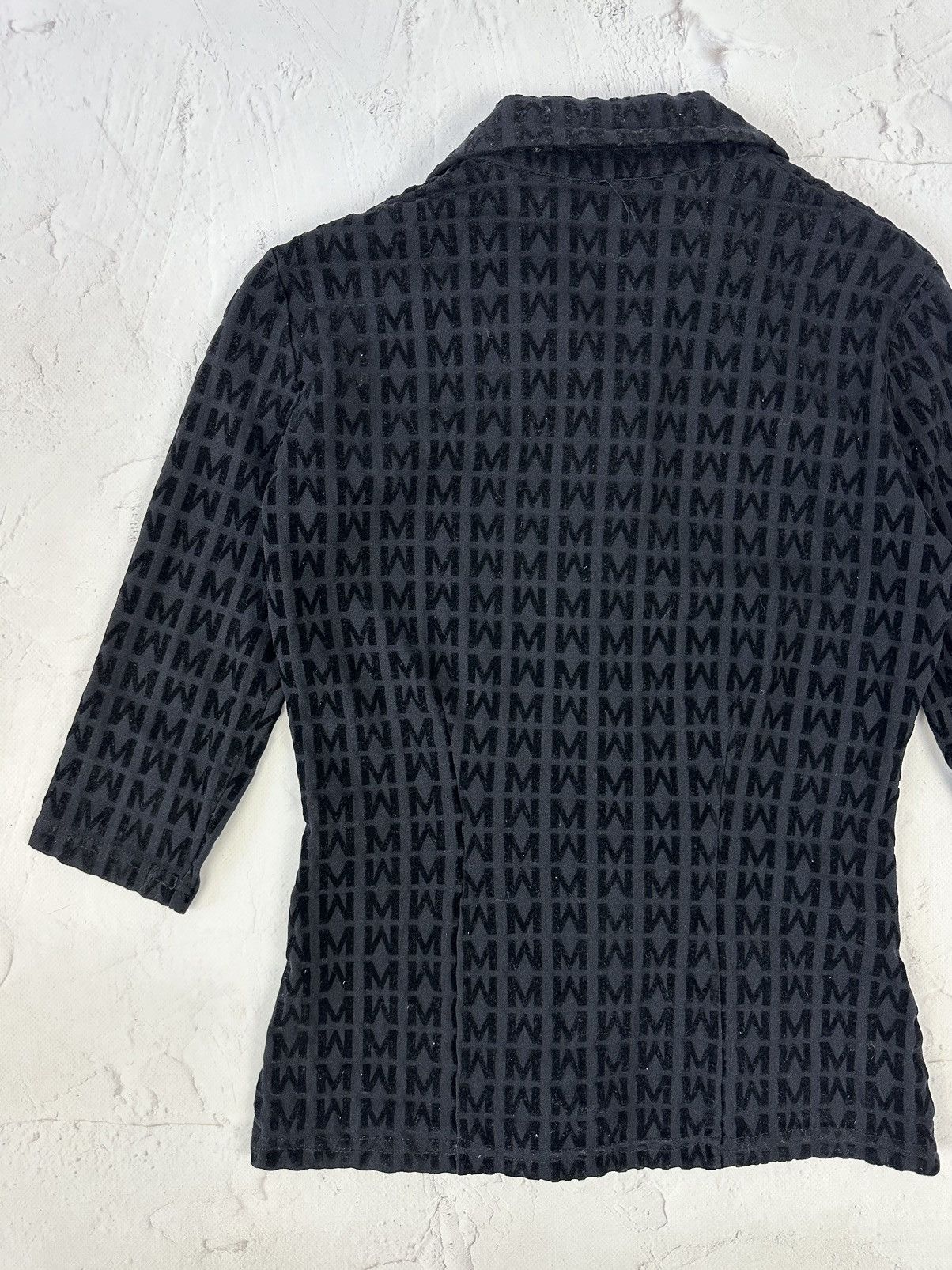 Beauty Beast × Japanese Brand × Vintage Vintage Morgan Monogram Shirt Size XS / US 0-2 / IT 36-38 - 5 Thumbnail