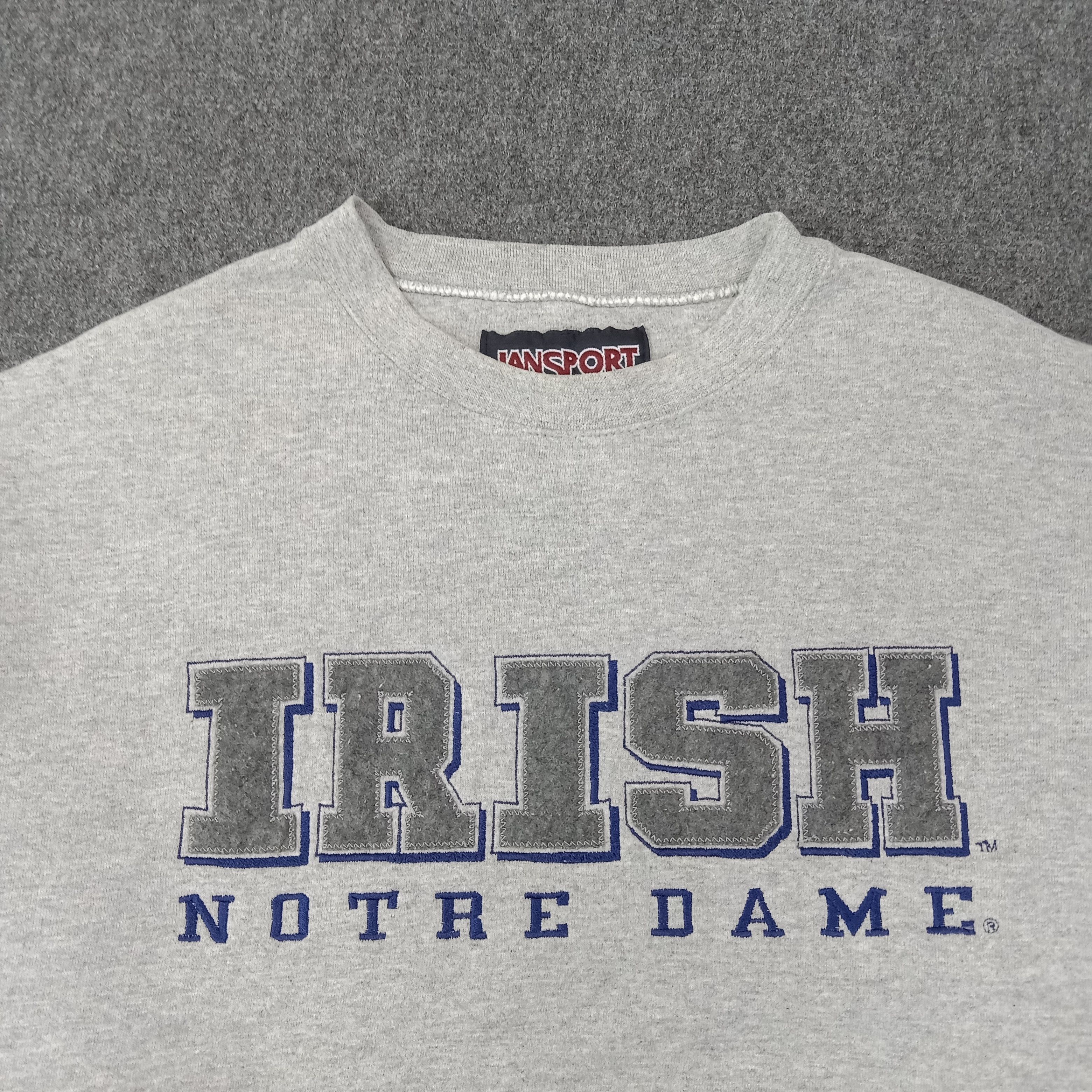 Jansport Irish Notre Dame American Football Team Sweatshirt C256N9 Size US L / EU 52-54 / 3 - 2 Thumbnail