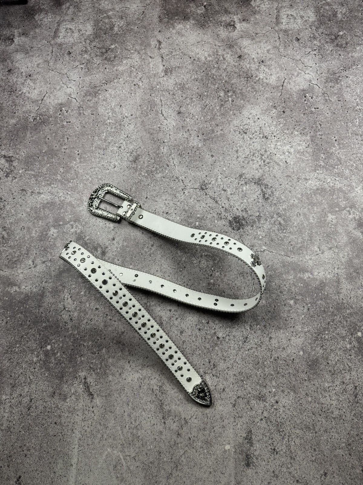 Japanese Brand 00’s NUMBER NINE STYLE CHAIN CROSS RARE Y2K BELT VINTAGE Size ONE SIZE - 4 Thumbnail