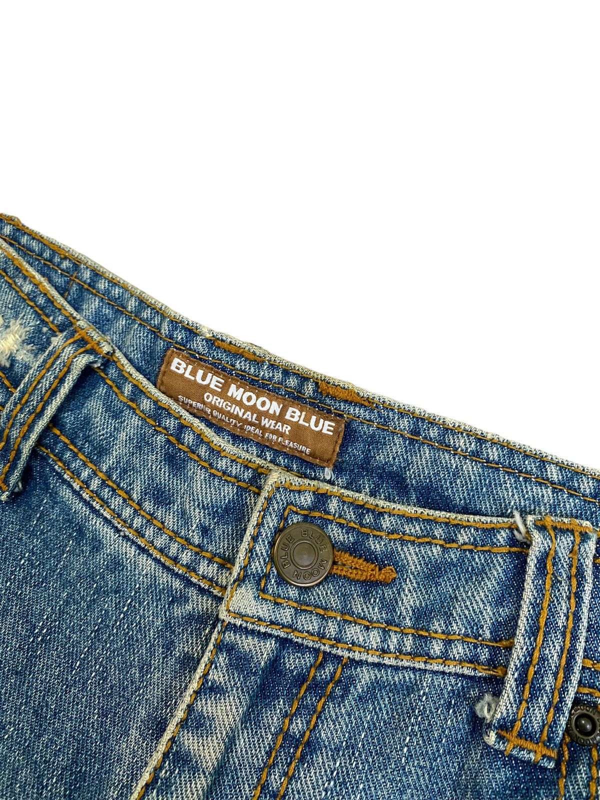 Designer × Japanese Brand × Vintage Vintage BLUE MOON BLUE Daicok Evisu Inspired Denim Size US 30 / EU 46 - 8 Thumbnail
