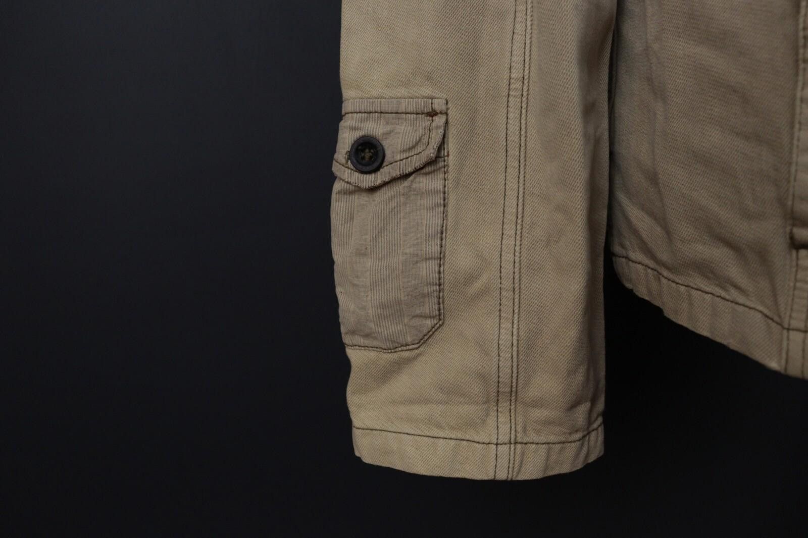 Designer Armani Jeans Beige Multipockets Jacket Size I 52/ USA 36 Size US M / EU 48-50 / 2 - 6 Thumbnail