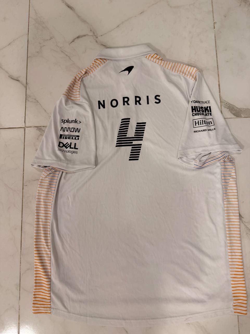 Castore McLaren 2021 Team Lando Norris Polo Size US XL / EU 56 / 4 - 2 Thumbnail