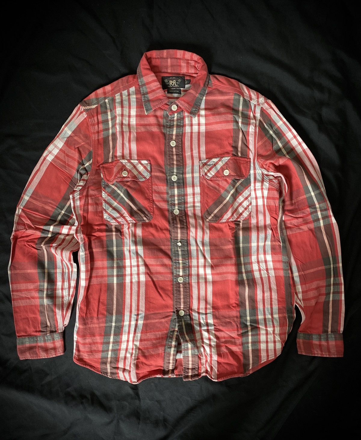 RRL Ralph Lauren RRL Thick Plaid Shirt Size US L / EU 52-54 / 3 - 1 Thumbnail