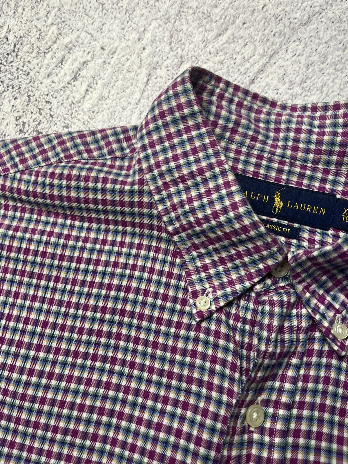 Flannel Men's Vintage RALPH LAUREN Rare Striped Flannel Plaid Shirt Size US XL / EU 56 / 4 - 9 Thumbnail