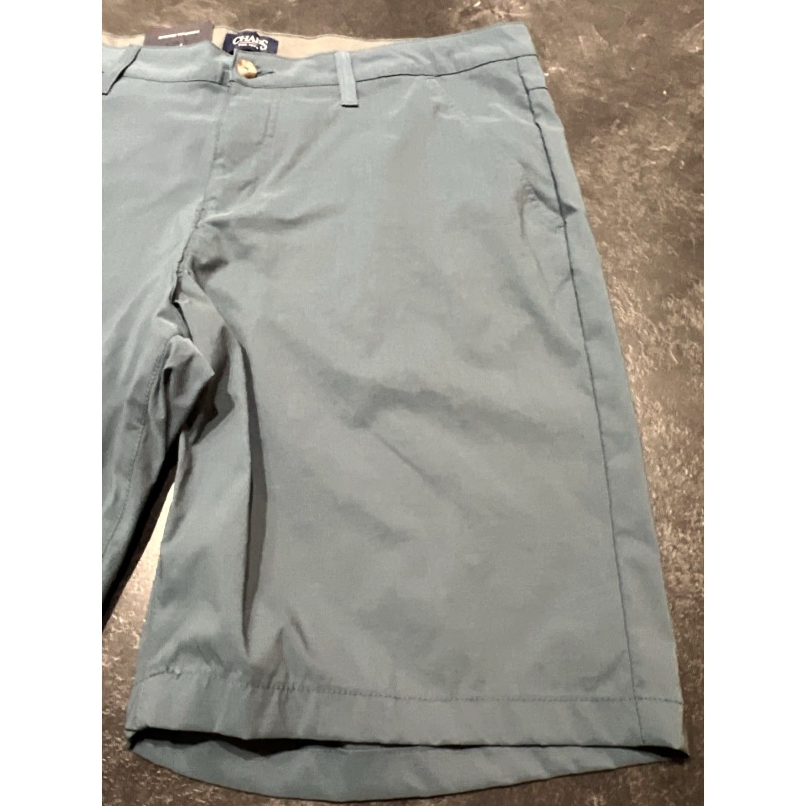 Chaps Chaps Men's Flat Front Cotton Canvas Hiking Shorts Size 38 Blue Casual Travel Outdoor Size US 38 / EU 54 - 2 Thumbnail