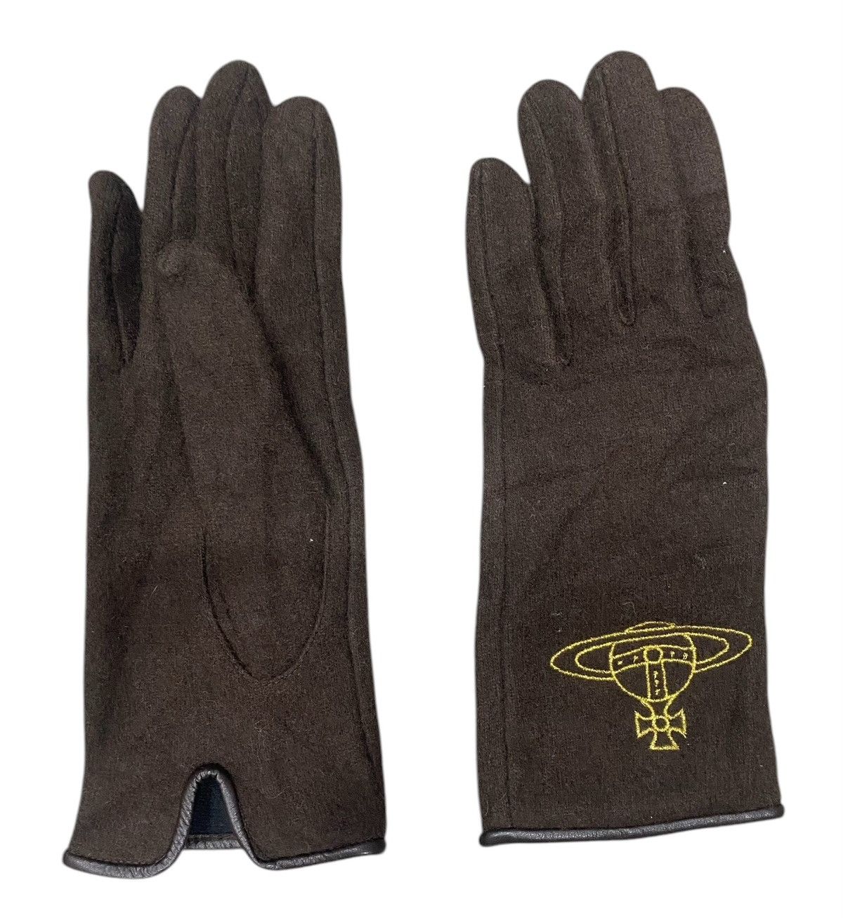 Vivienne Westwood Rare🔥VIVIENNE WESTWOOD Wool Gloves Size ONE SIZE - 5 Thumbnail