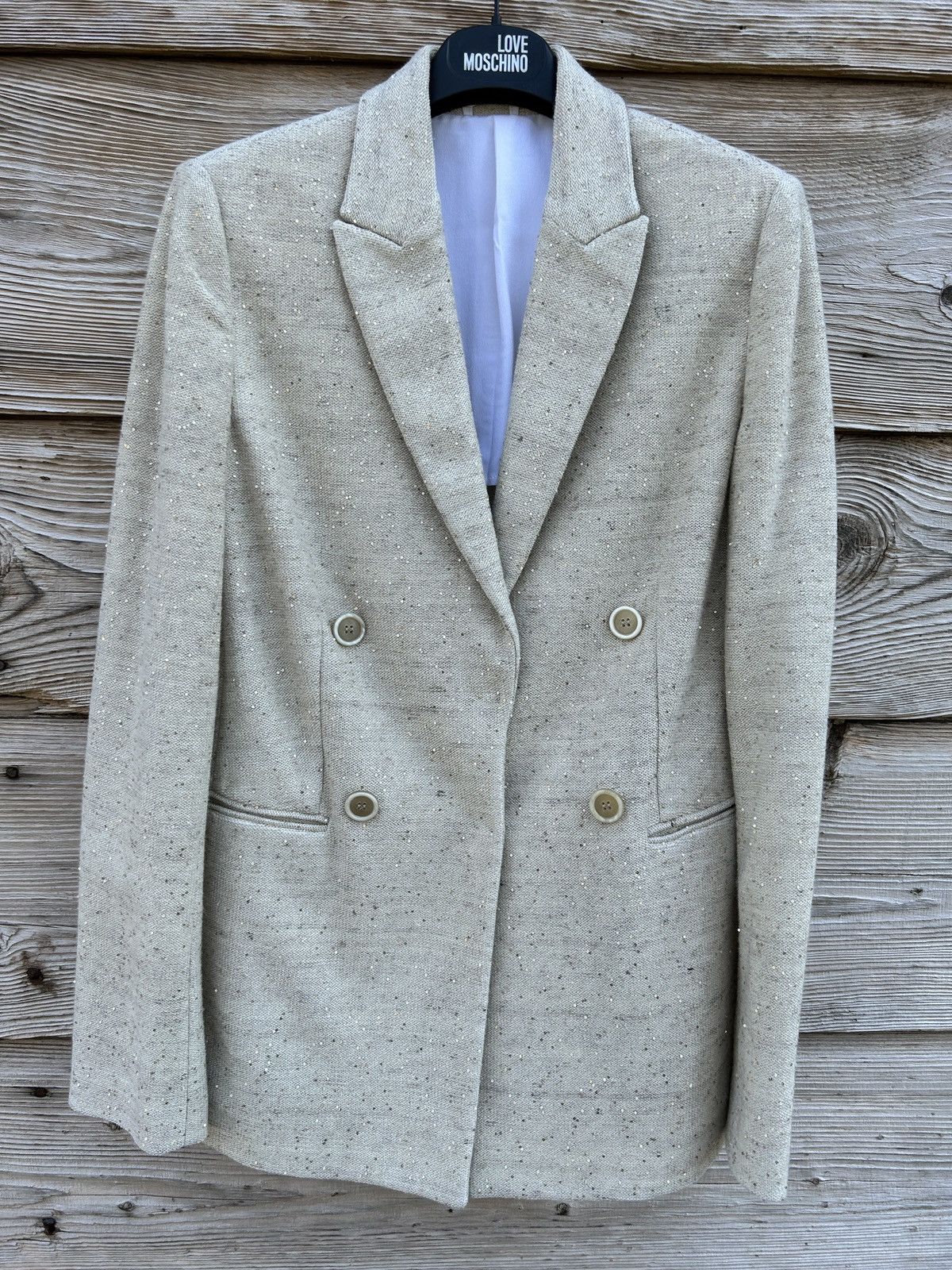 Brunello Cucinelli Brunello Cucinelli Lino Sequins Blazer Size 42 Size M / US 6-8 / IT 42-44 - 1 Thumbnail