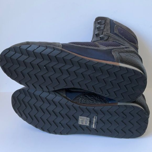 Lanvin Mens LANVIN Python Embossed High Sneakers in Marine Blue siz Size US 11 / EU 44 - 7 Thumbnail