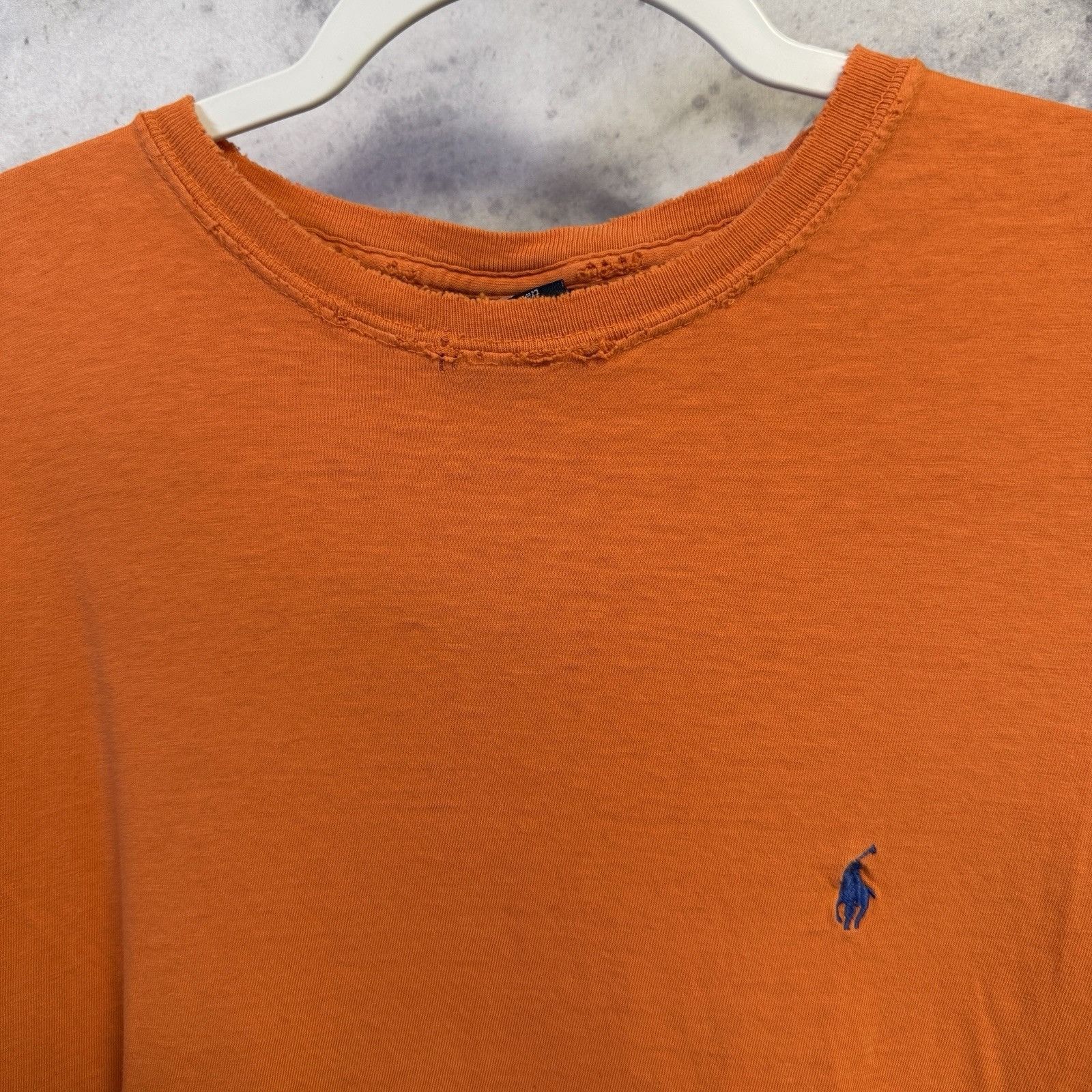Polo Ralph Lauren Vintage Polo Ralph Lauren T Shirt Mens M 21.5x26.5 Orange Ti Size US M / EU 48-50 / 2 - 3 Thumbnail