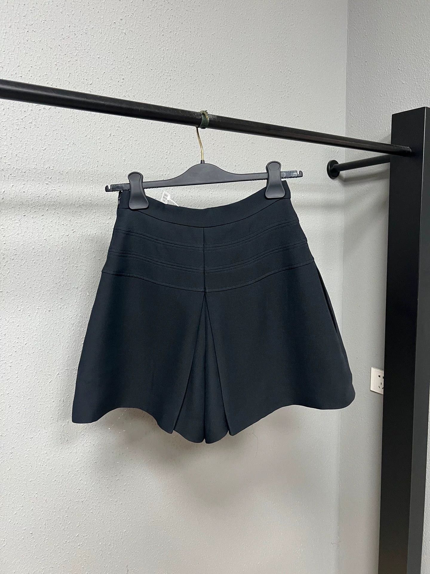 Dior Dior Black Striped Wool Skort Size ONE SIZE - 2 Thumbnail
