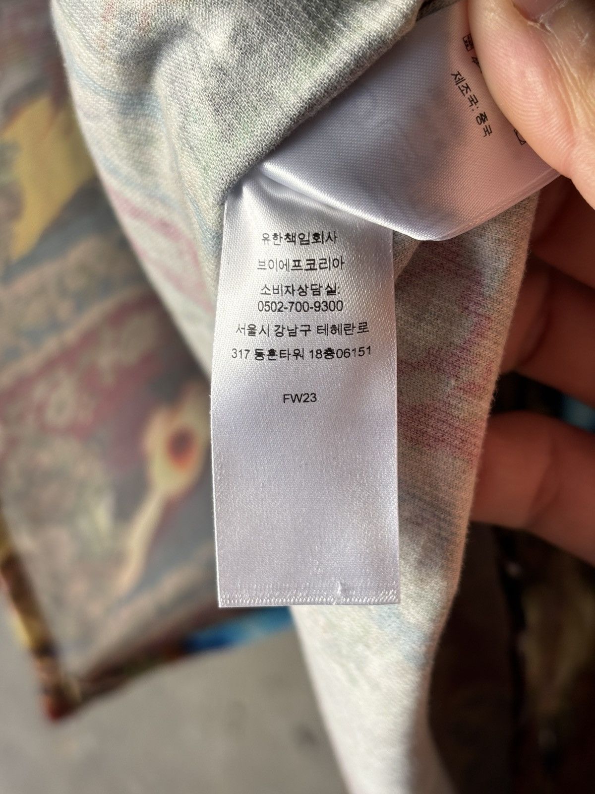 Supreme Mark Leckey Hardcore Printed Corduroy Shirt XLarge