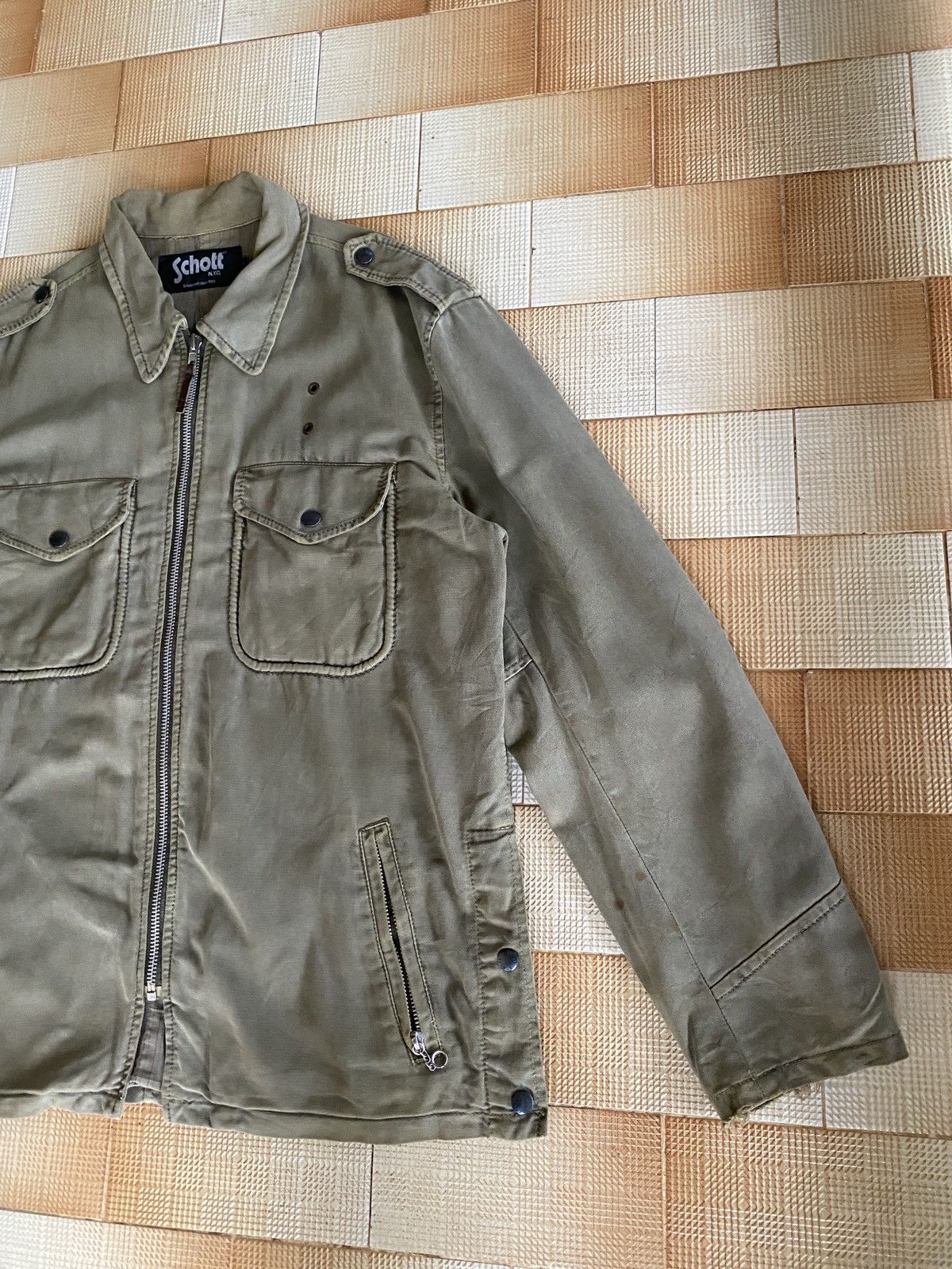 Schott × Vintage Vintage schott zipper jacket Size US L / EU 52-54 / 3 - 18 Thumbnail