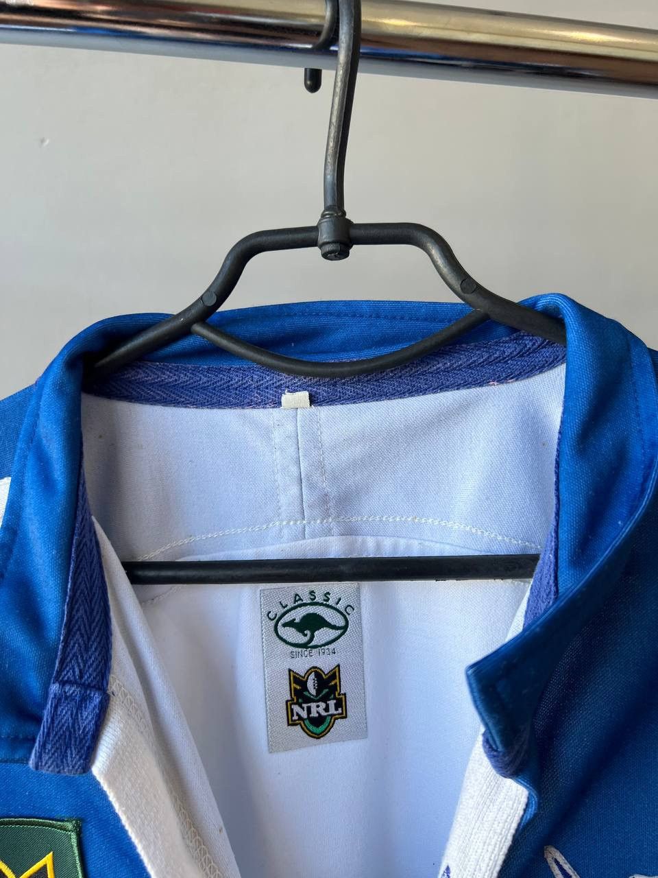 Vintage 1998/99 BANKSTOWN BULLDOGS CLASSIC RUGBY SHIRT JERSEY RARE Size US XL / EU 56 / 4 - 5 Thumbnail