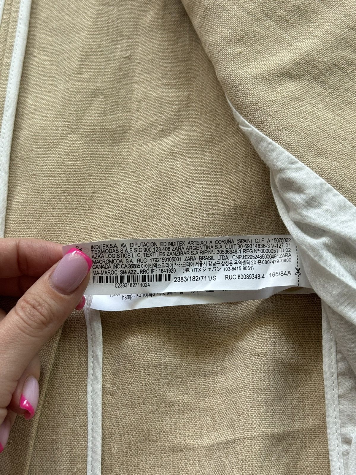 Designer × Zara Zara 100% hemp coat jacket Size S / US 4 / IT 40 - 7 Thumbnail