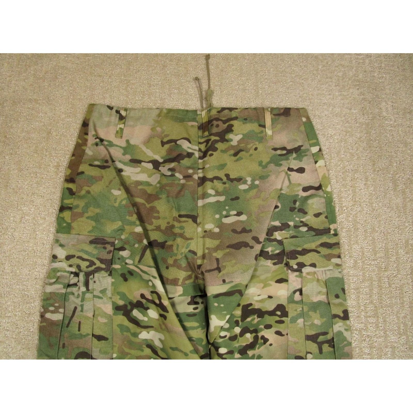 American Apparel Nike US Military Pants Cargo Camouflage 36x32 Green Nylon Windproof Ankle Zip Mens Regular Pants Size US 36 / EU 52 - 4 Thumbnail