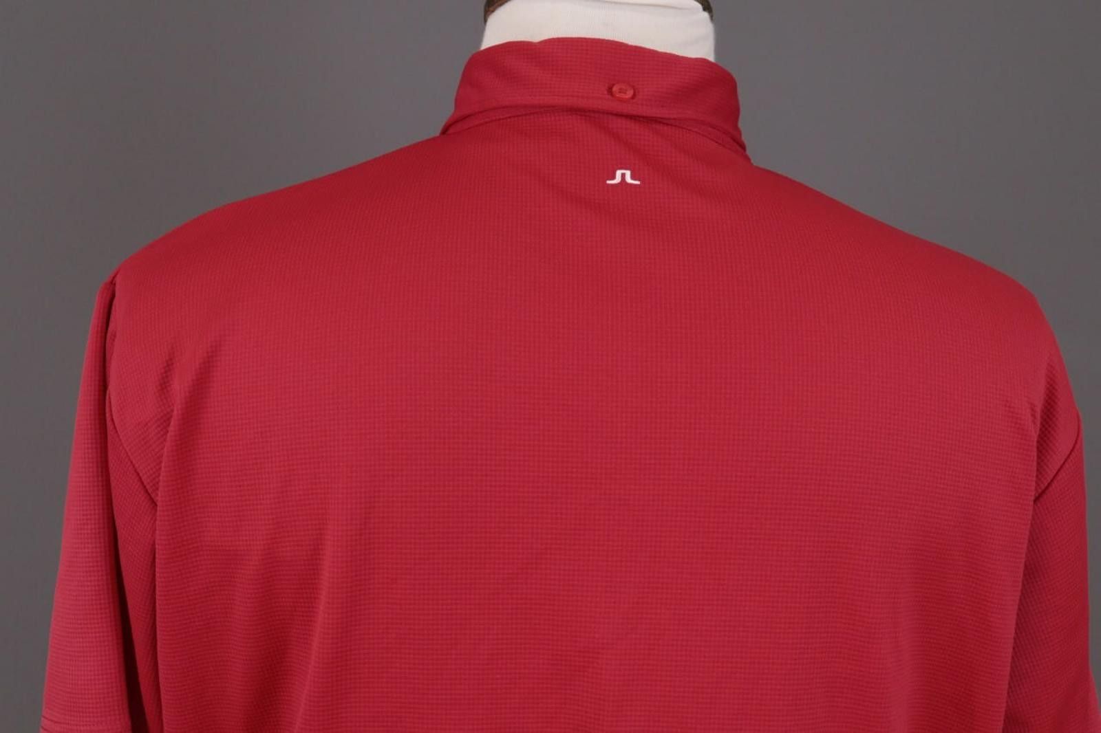 J.Lindeberg J.Lindeberg Red Sport Golf Short Sleeve Polo Shirt Size XL Size US XL / EU 56 / 4 - 10 Thumbnail