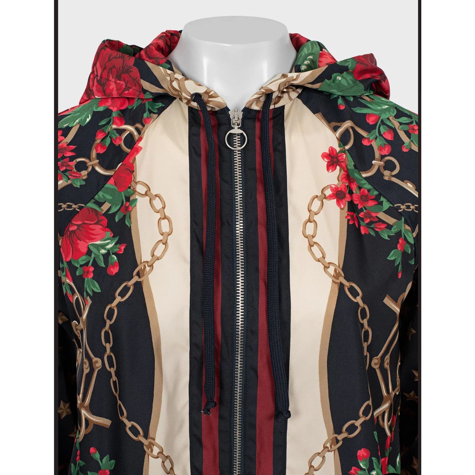 Gucci Gucci Women's Floral Print Slim Fit Jacket Sz S Size S / US 4 / IT 40 - 4 Thumbnail