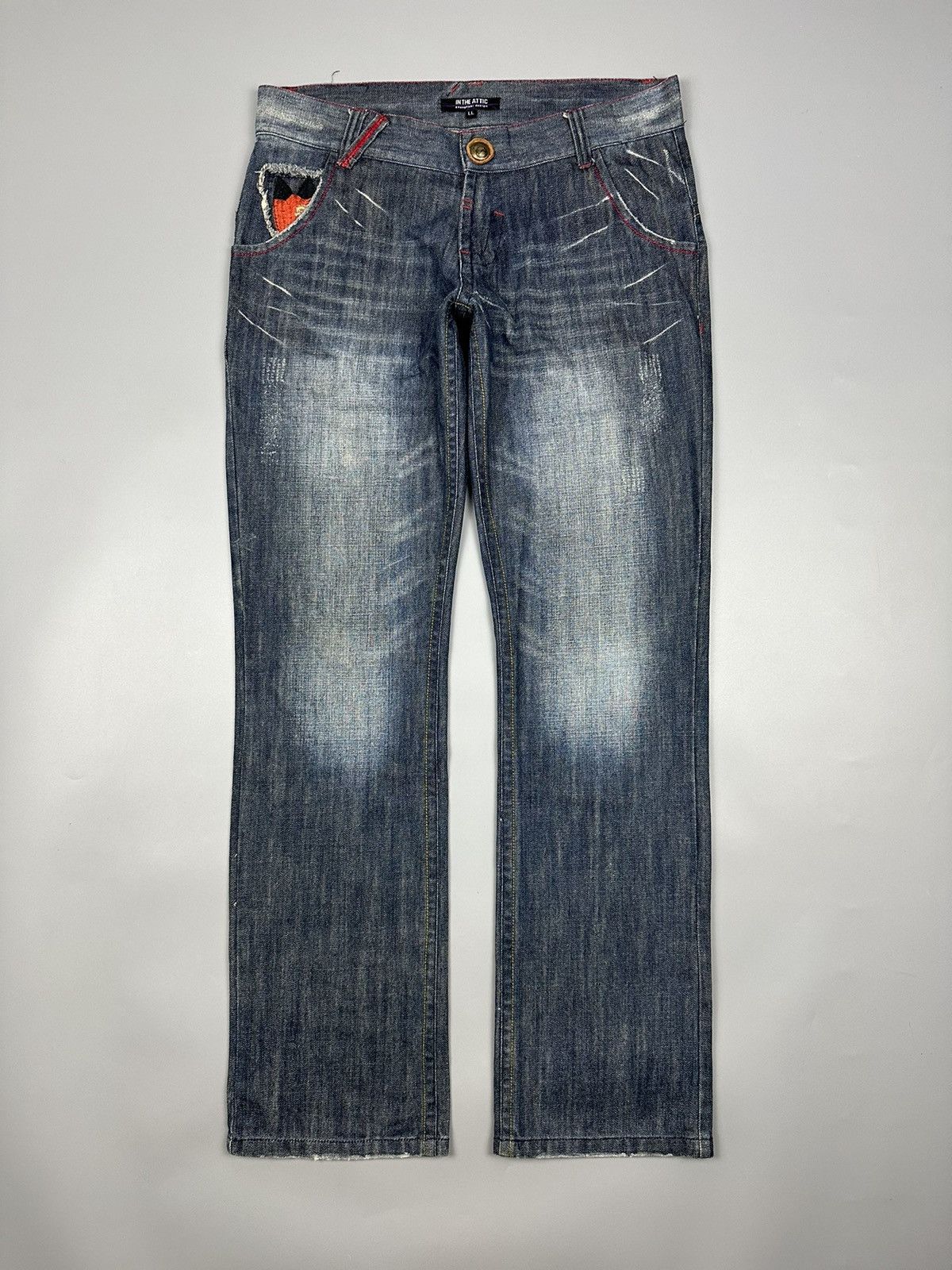 In The Attic Vintage In The Attic Embroidered Denim Size US 34 / EU 50 - 2 Thumbnail