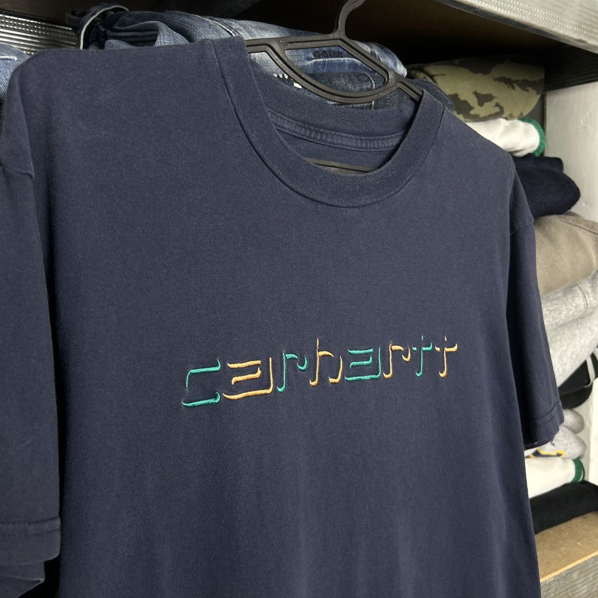 Carhartt Vintage Carhartt Wip big logo streetwear y2k skate tee Size US S / EU 44-46 / 1 - 2 Thumbnail