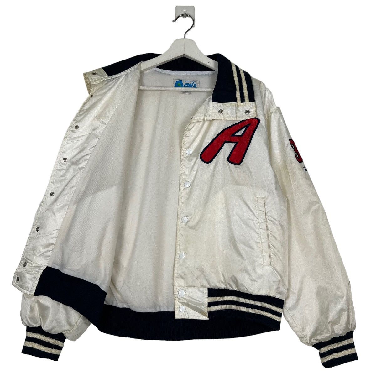 Japanese Brand 🔥 BASEBALL EVOLVIAN BY AVIS SATIN BOMBER JACKET Size US M / EU 48-50 / 2 - 9 Thumbnail