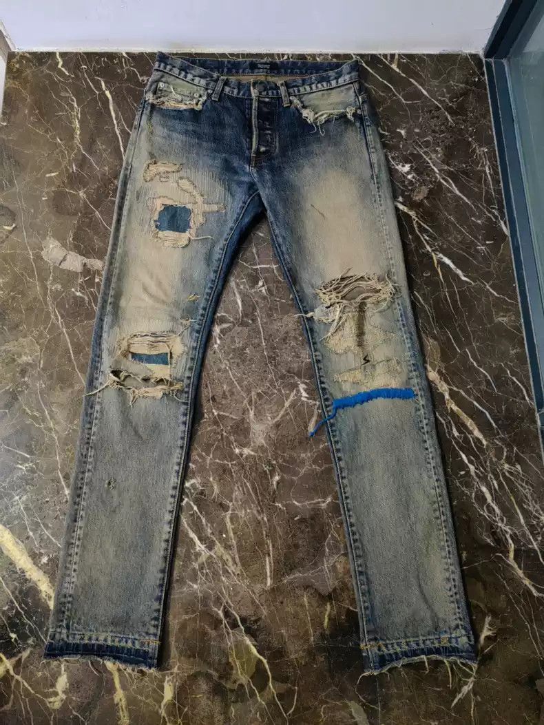 Undercover Undercover 68 blue string jeans Size US 30 / EU 46 - 1 Thumbnail
