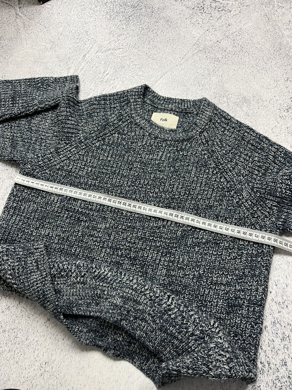 Folk Folk Heavy Knit Crewneck Acrylic Wool Sweater Size 2 Size US S / EU 44-46 / 1 - 10 Thumbnail